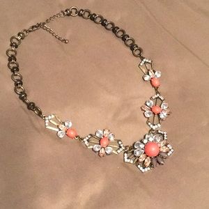 Sparking gemstone necklace